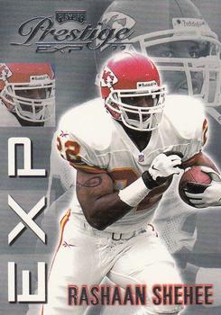 Rashaan Shehee Kansas City Chiefs 1999 Playoff Prestige EXP NFL #EX136